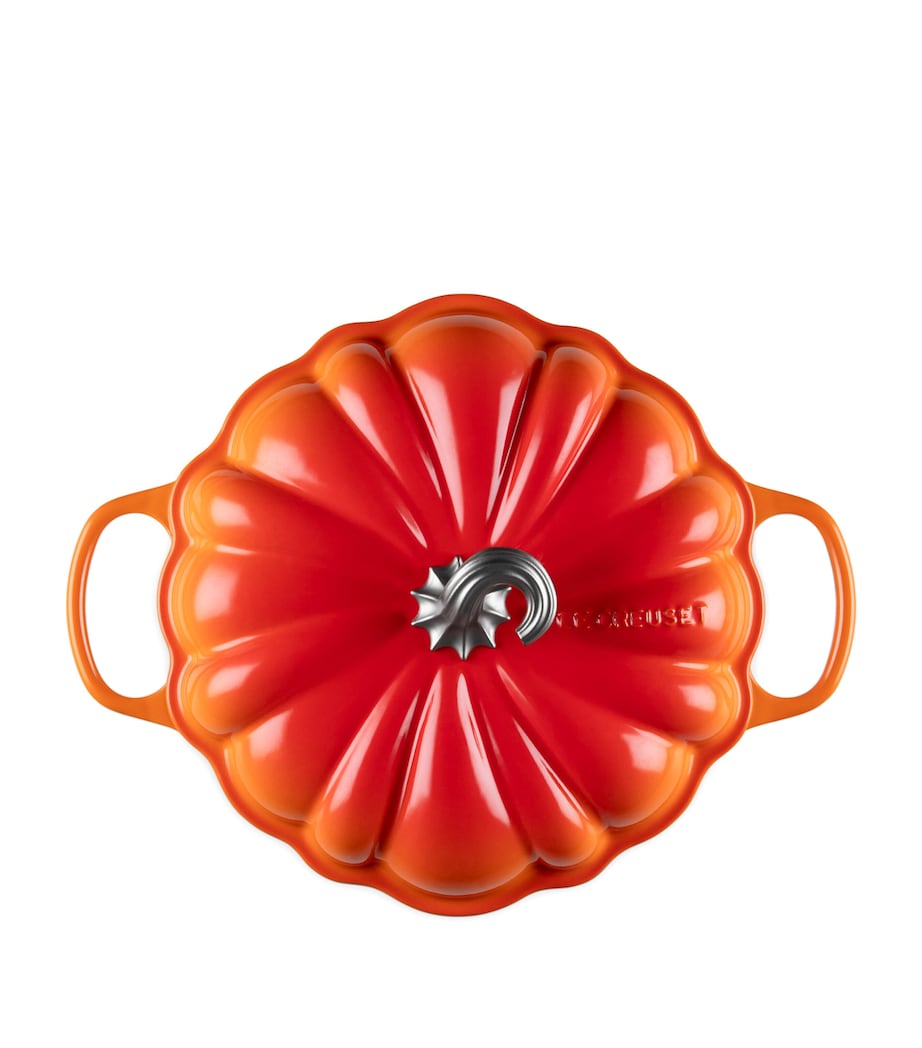 Cast Iron Pumpkin Shallow Casserole Dish (28cm)
