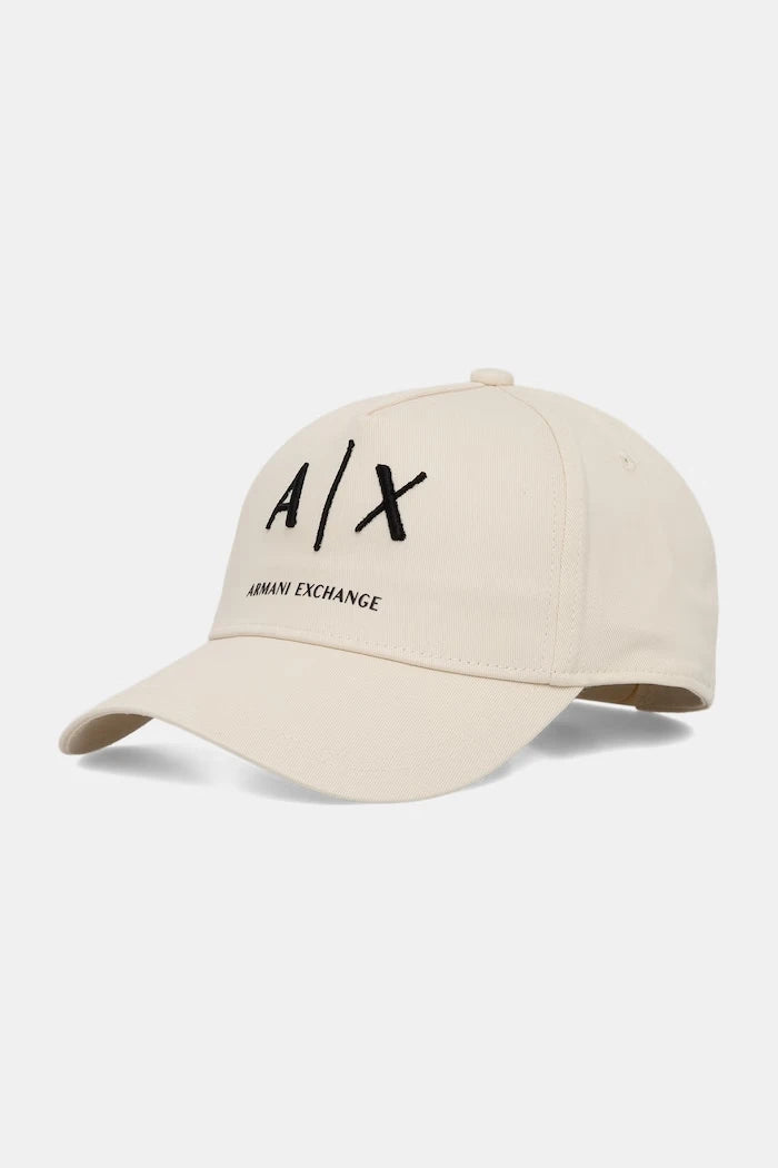 Armani Exchange бейзболна шапка мъжка от памук