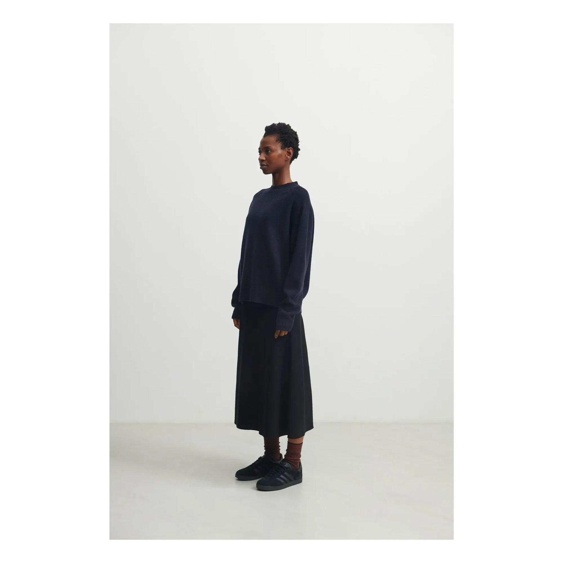 FUB - Lambswool Sweater - Women's Collection | Navy blue