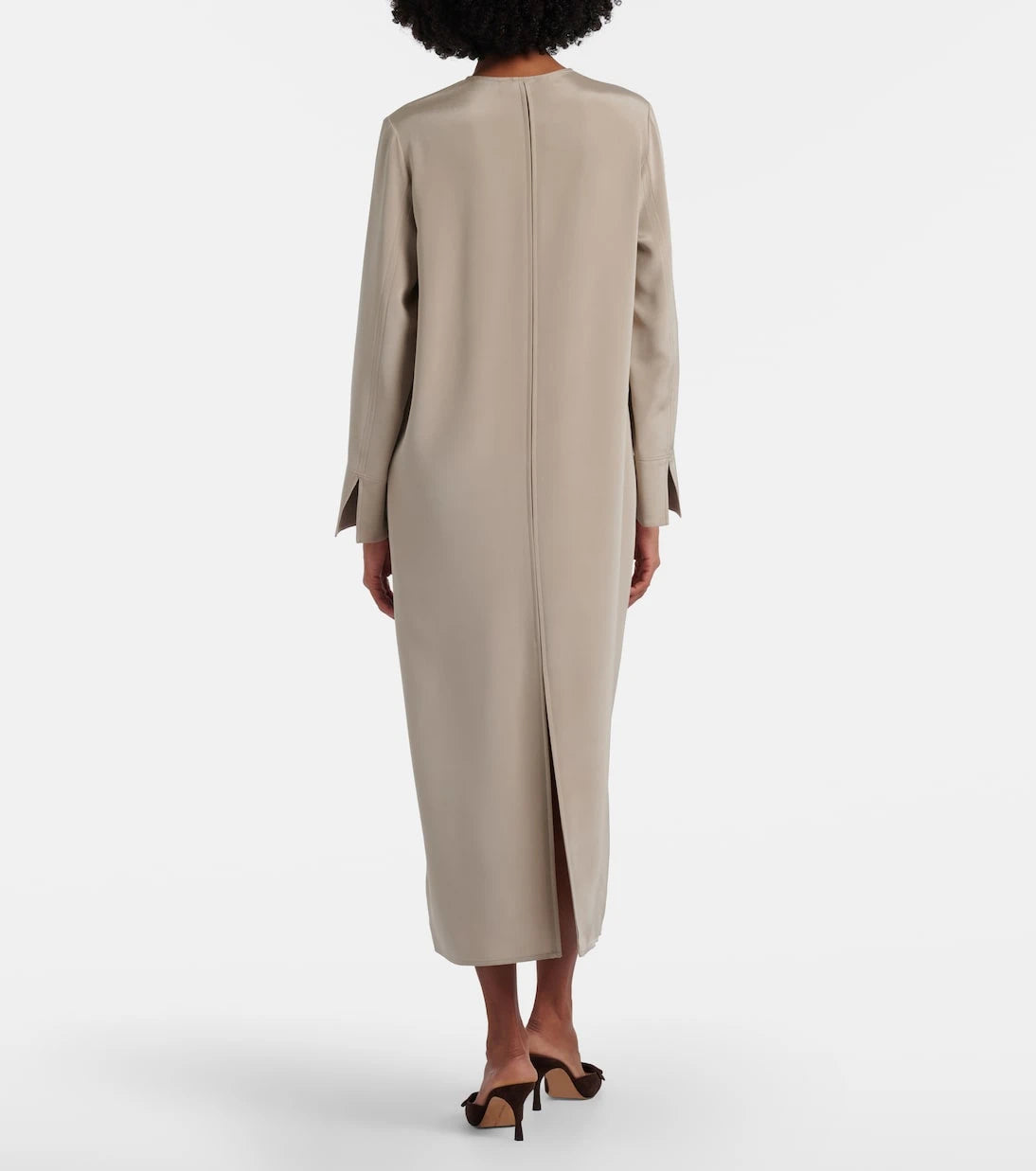 Max Mara - Unghia silk-blend midi dress