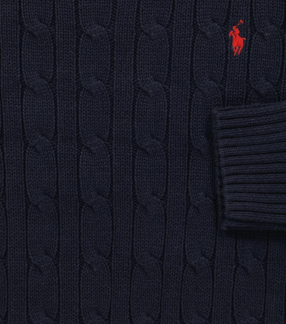 Polo Ralph Lauren Kids - سترة قطنية محاكة بأسلاك