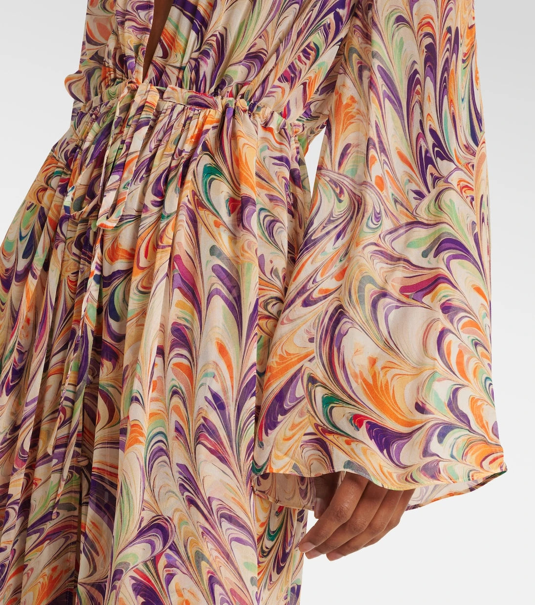 Alexandra Miro - Chloe printed georgette kaftan