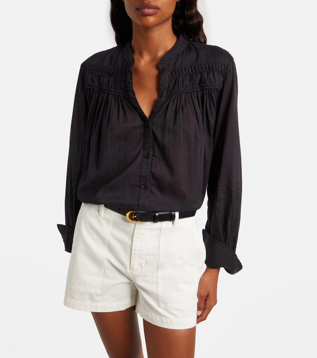 Nili Lotan - Clarys cotton blouse