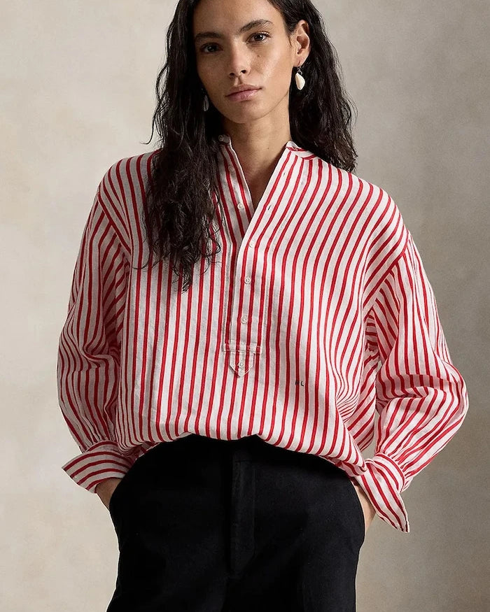 Polo Ralph Lauren ленli kadın gömleği