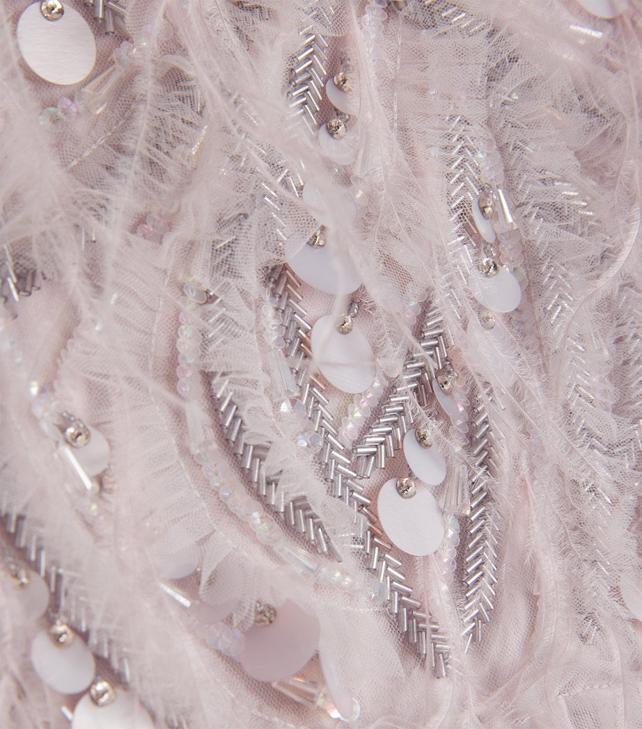 Tutu Du Monde Multi Feather-Trim Willow Dress (2-12 Years)