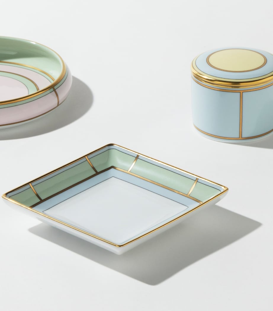 Porcelain Colonna Diva Square Change Tray (13.5cm)