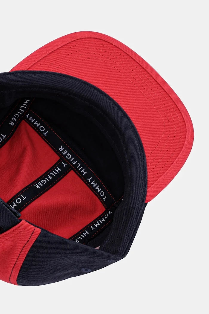 Tommy Hilfiger Çocuk Pamuklu Vizörlü Şapka