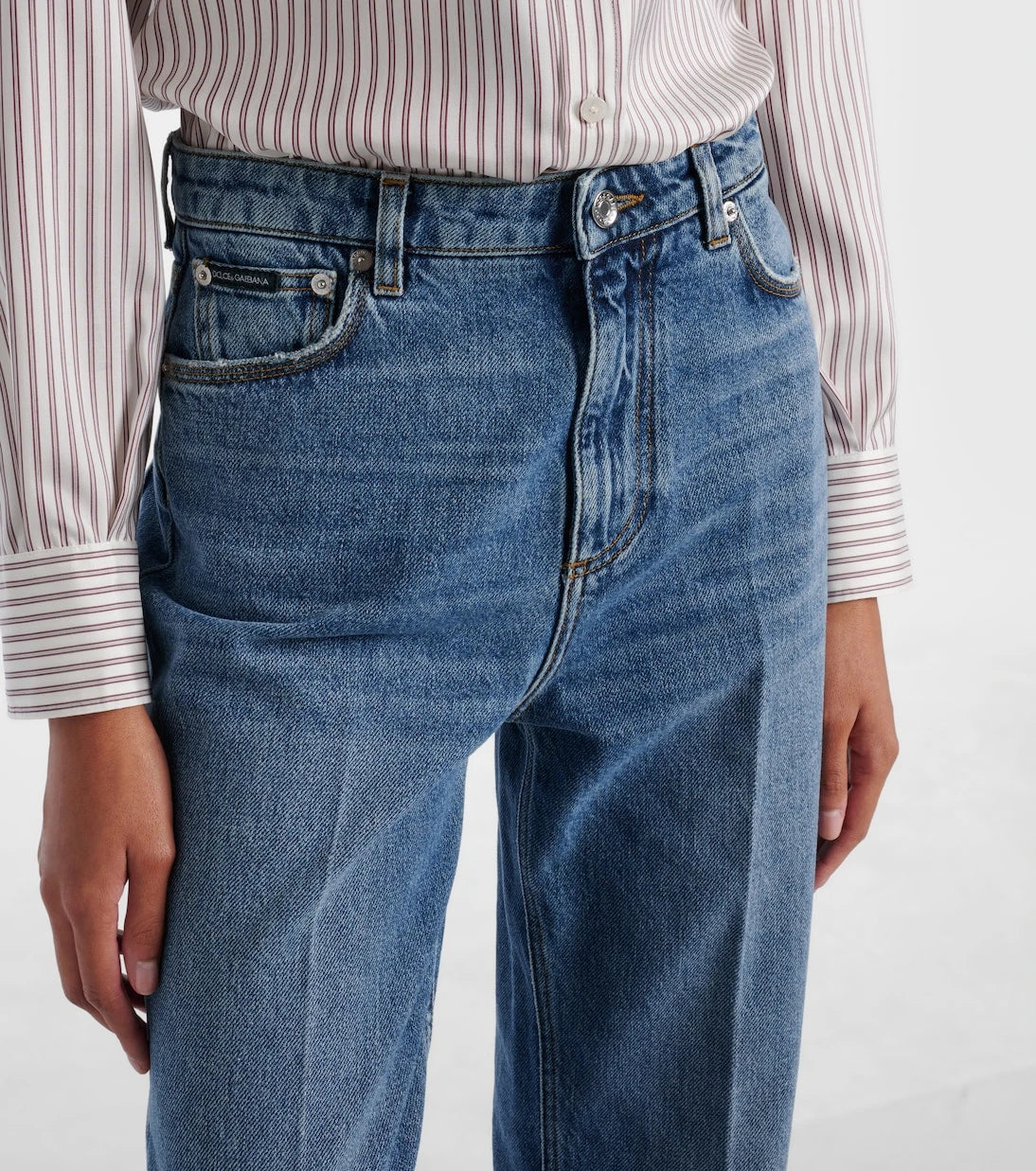 Dolce&Gabbana - High-rise straight jeans