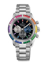 Zenith White Gold, Diamond and Sapphire Chronomaster Sport Watch 41mm