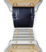 Stainless Steel and Diamond Santos de Cartier Watch 41.9mm