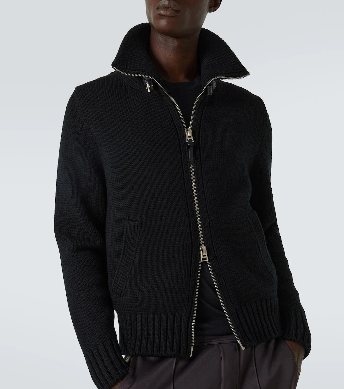 Tom Ford - Wool zip-up sweater