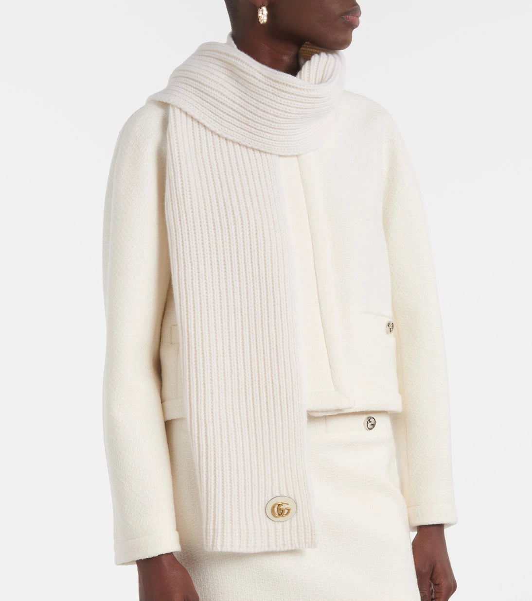 Gucci - Wool and cashmere scarf