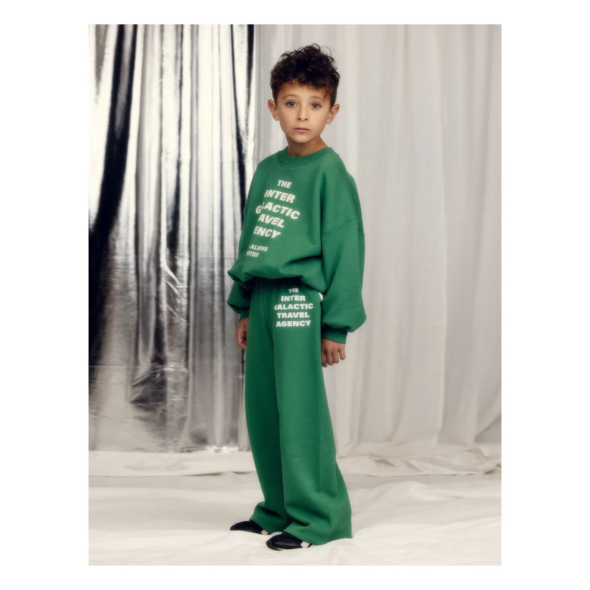 Mini Rodini - Sweat Travel Agency Organic cotton | Green
