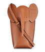 LOEWE Brown Leather Elephant Pocket Bag