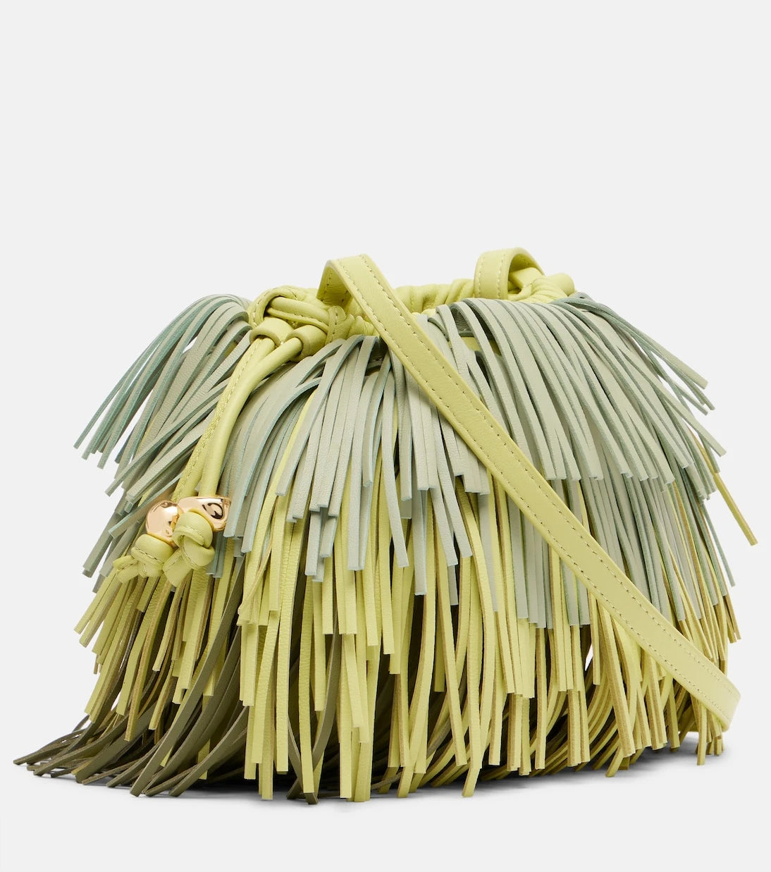 Zimmermann - Fringe ombré leather crossbody bag
