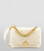 White Mini Serpenti Cabochon Cross-Body Bag