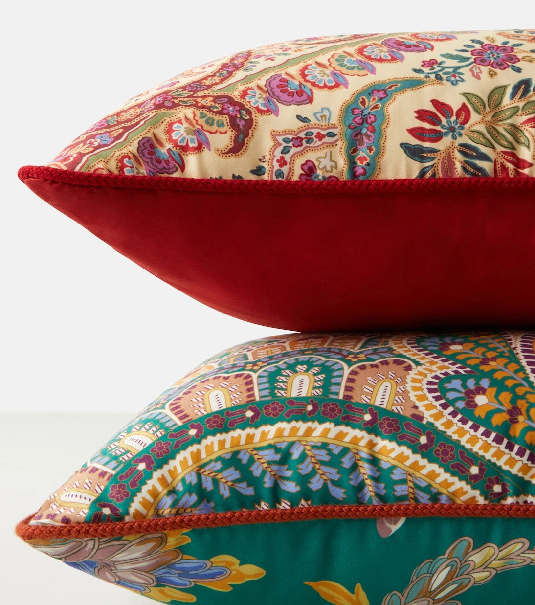 Etro - Pegaso paisley cotton cushion