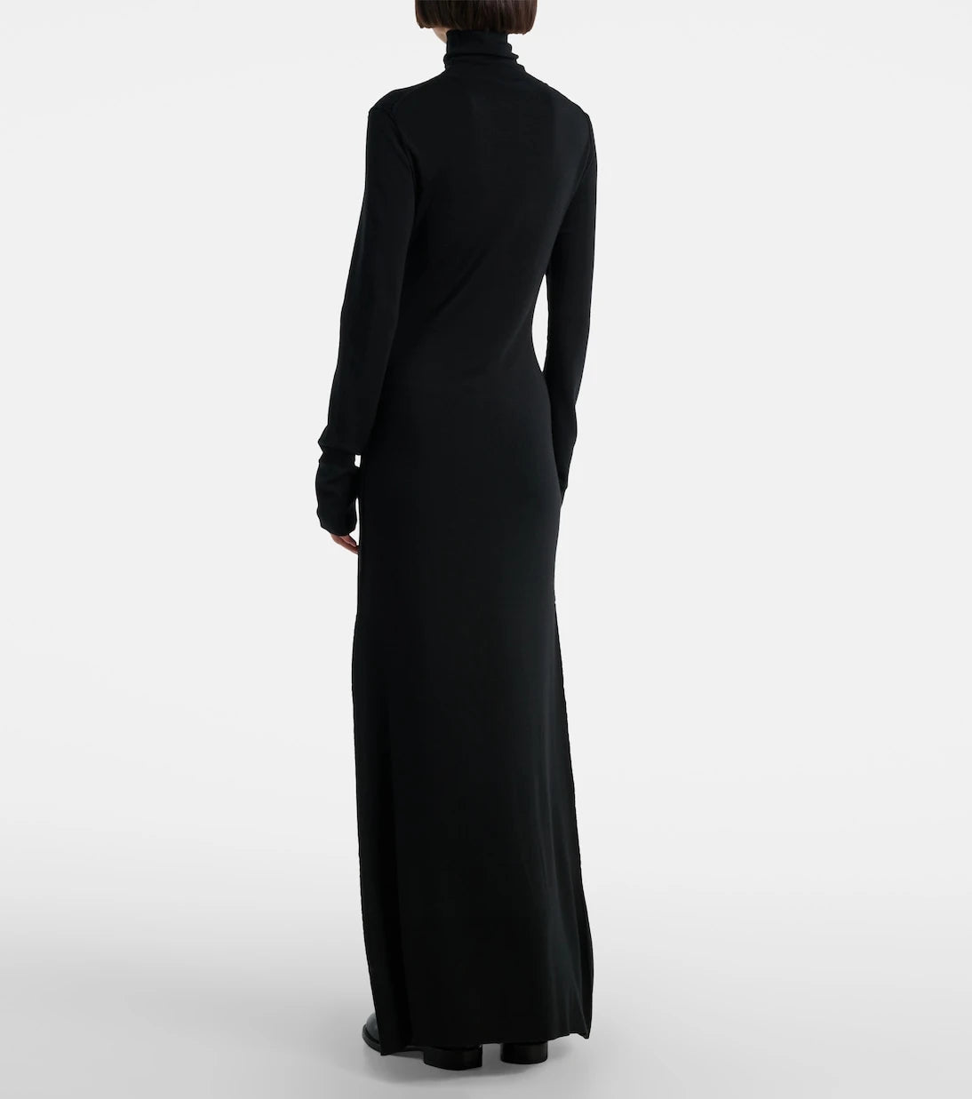 The Row - Leoline turtleneck virgin wool maxi dress