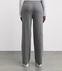 Skims Grey Cashmere Wide-Leg Trousers