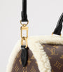 LOUIS VUITTON Canvas Speedy Soft 30 Teddy Shoulder Bag