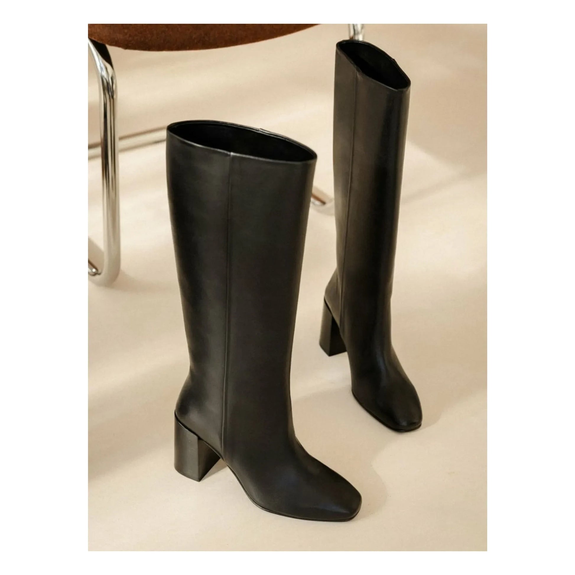 Bobbies - Hisaé Lamb leather boots | Black