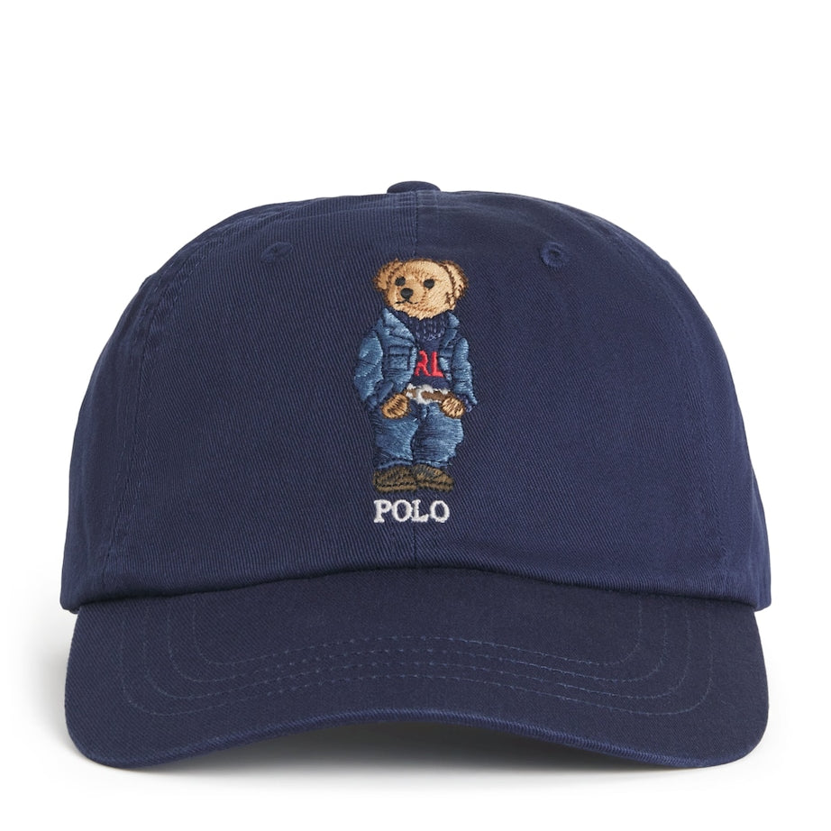 Cotton Polo Bear Baseball Cap