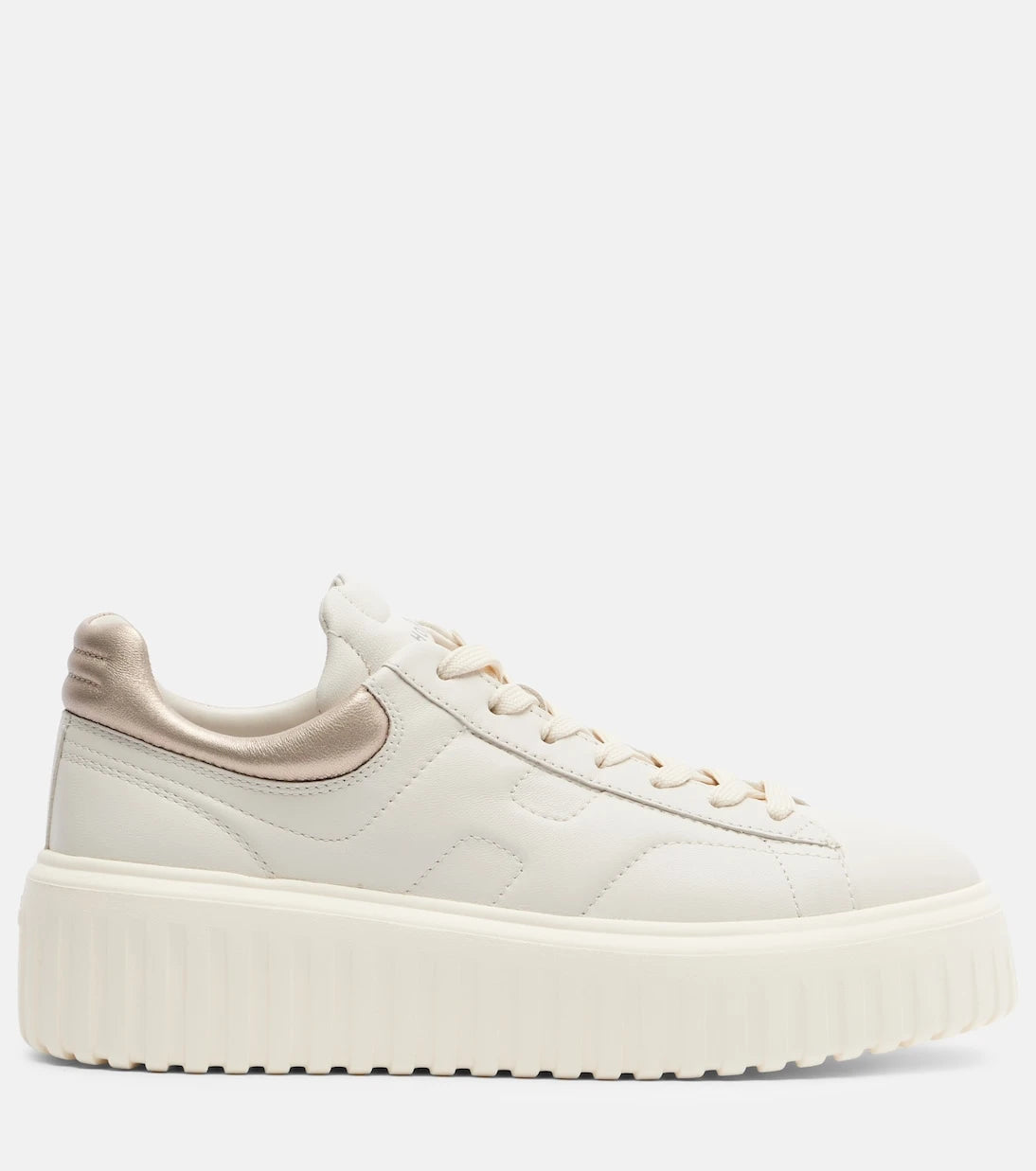 Hogan - H-Stripes leather platform sneakers