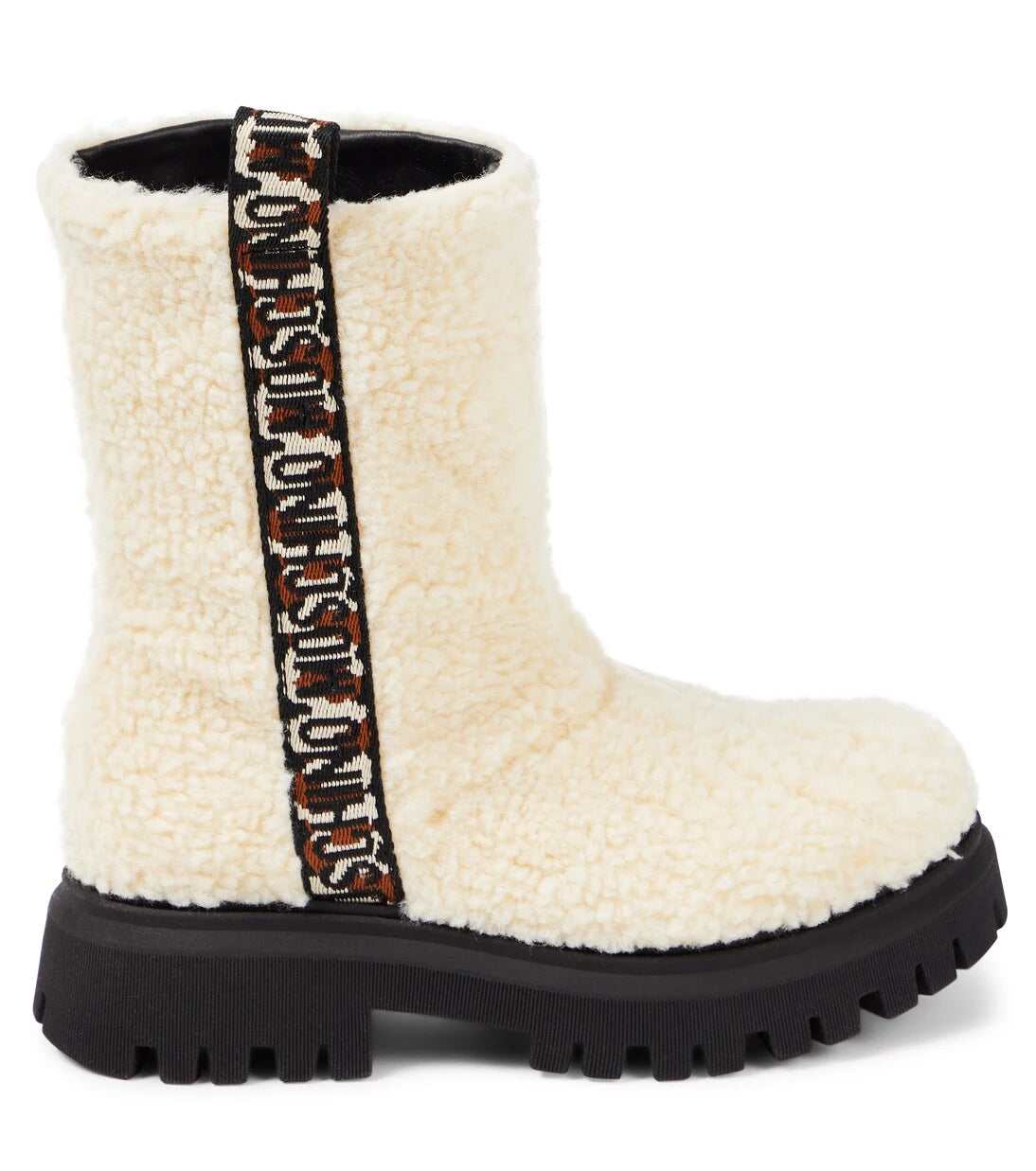 Moschino Kids - بوت طويل بطبعة الدب