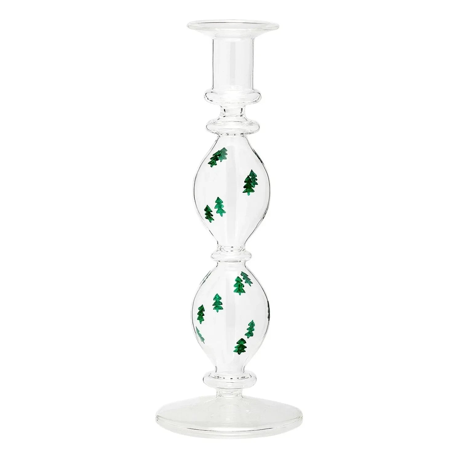 Anna + Nina - Christmas Forest candlestick | Green