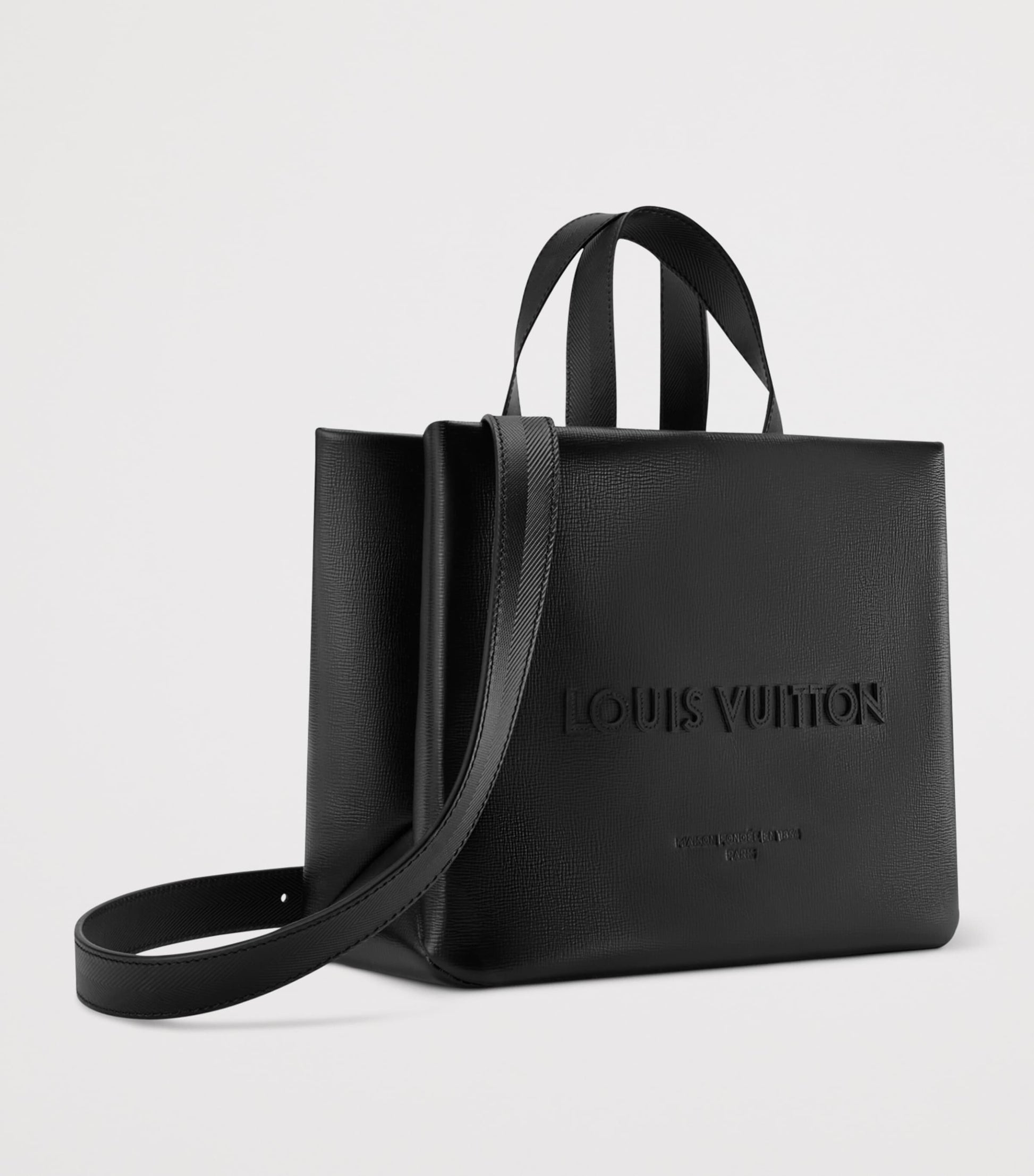 LOUIS VUITTON Mini Leather Shopper Tote Bag