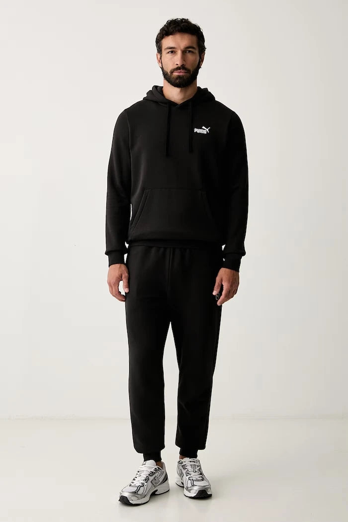 Puma kapüşonlu erkek pamuklu Essentials sweatshirt