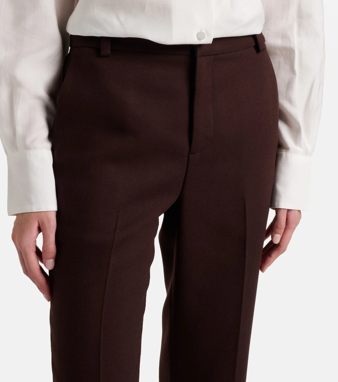 Vince - Mid-rise flared pants