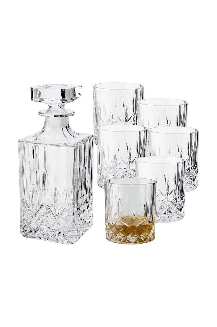 Dorre Whiskey Karaf ve Bardak Seti (7 Parça)