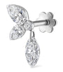 Maria Tash Grand Marquise Pear Diamond Echo Earring (Direction B, 10.5mm)