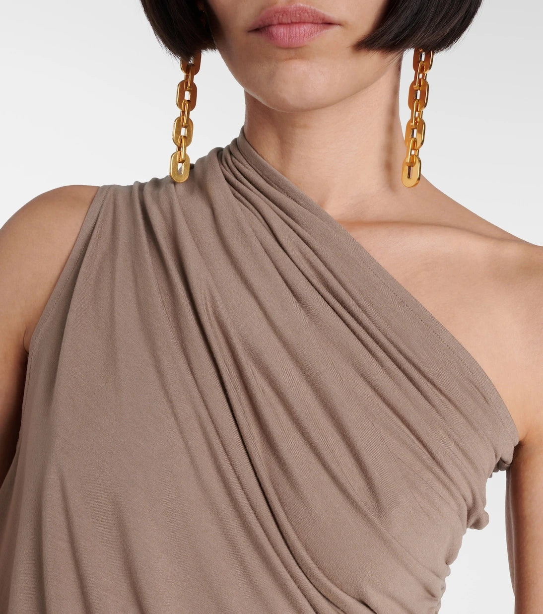 Entire Studios - Pillar one-shoulder cotton-blend top