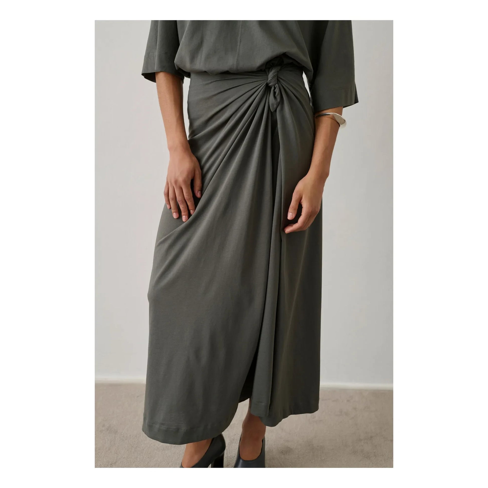 Soeur - Cotton Goa Skirt | Slate grey