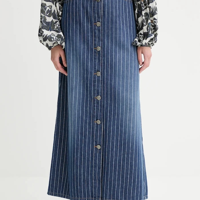 MUNTHE LIVONO Pamuklu Denim Etek