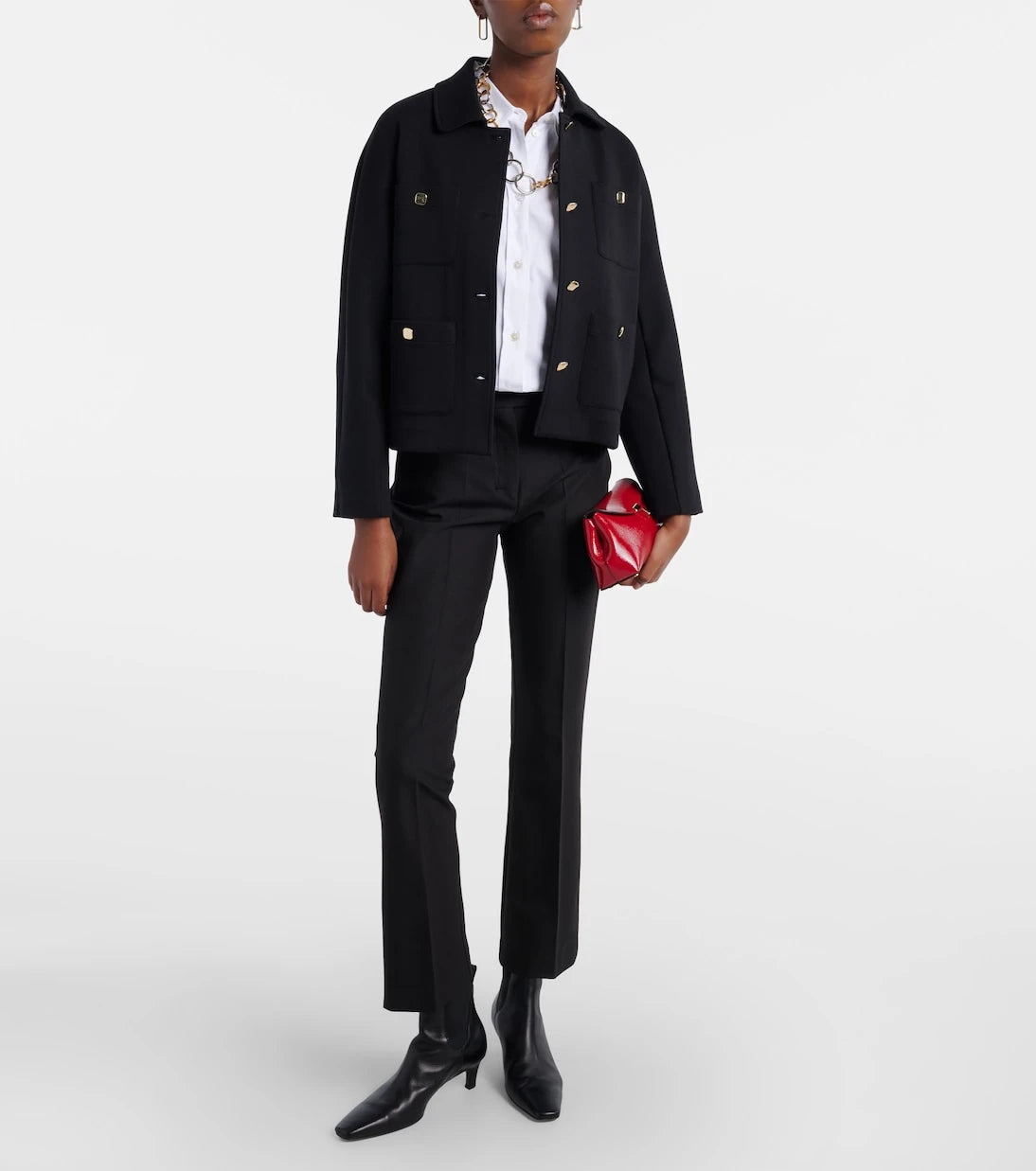 'S Max Mara - Fatina cropped straight pants