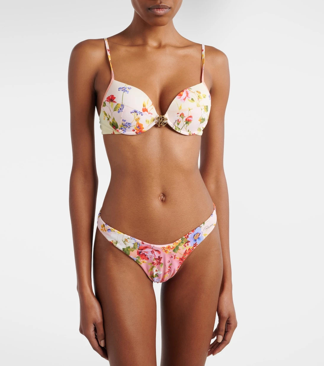 Roberto Cavalli - Printed bikini top