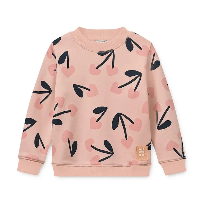 Liewood суичър за деца от памук Ridley Printed Sweatshirt