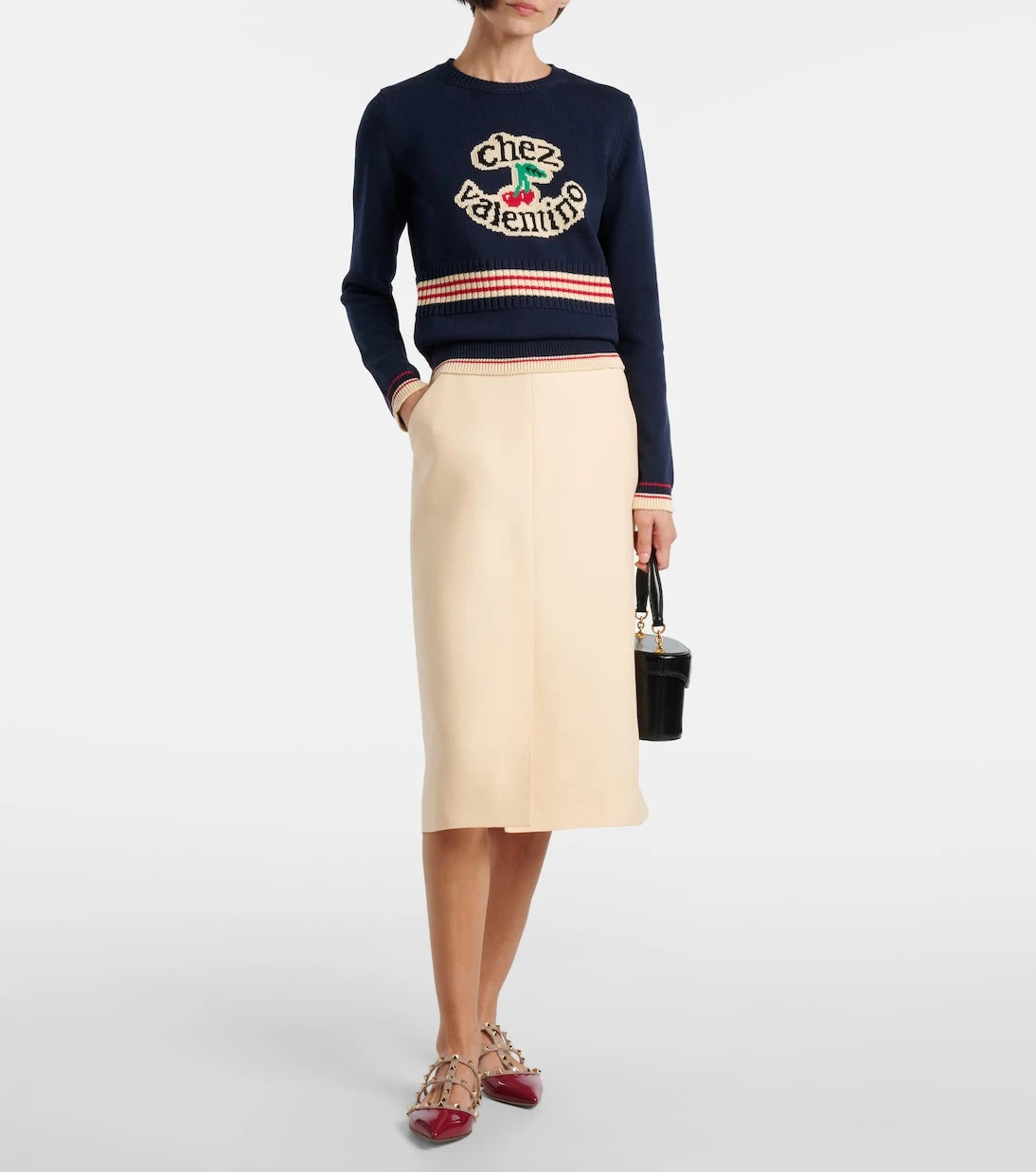 Valentino - Chez Valentino cotton sweater