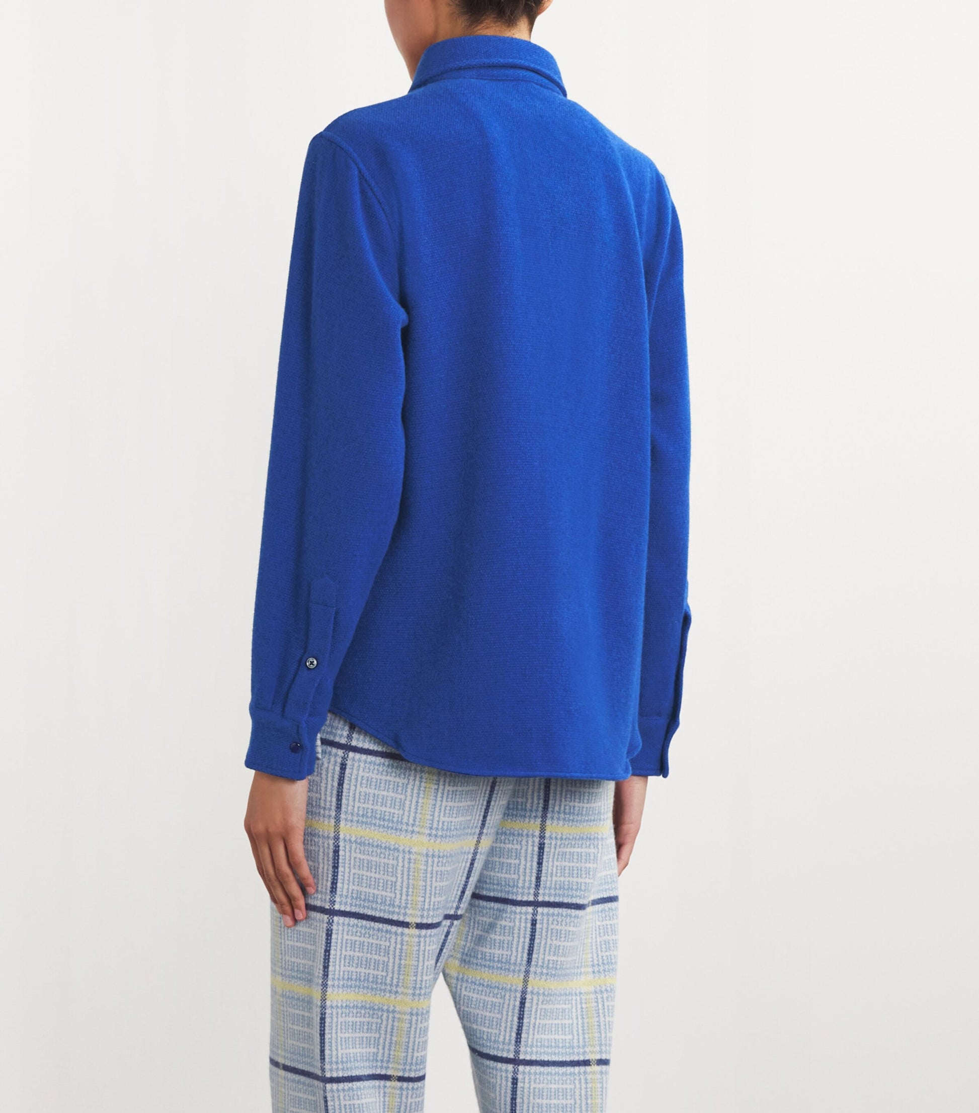 Unisex Cashmere and Lapis Lazuli Shirt