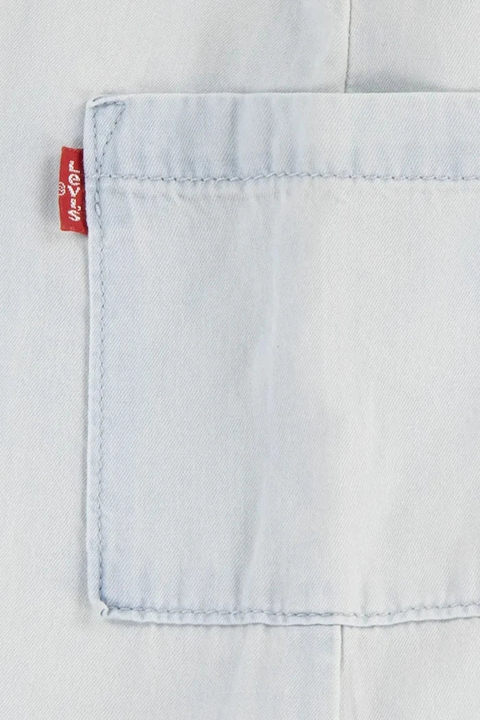 Levi's LVB Denim Bebek Kısa Tulum ve Şapka