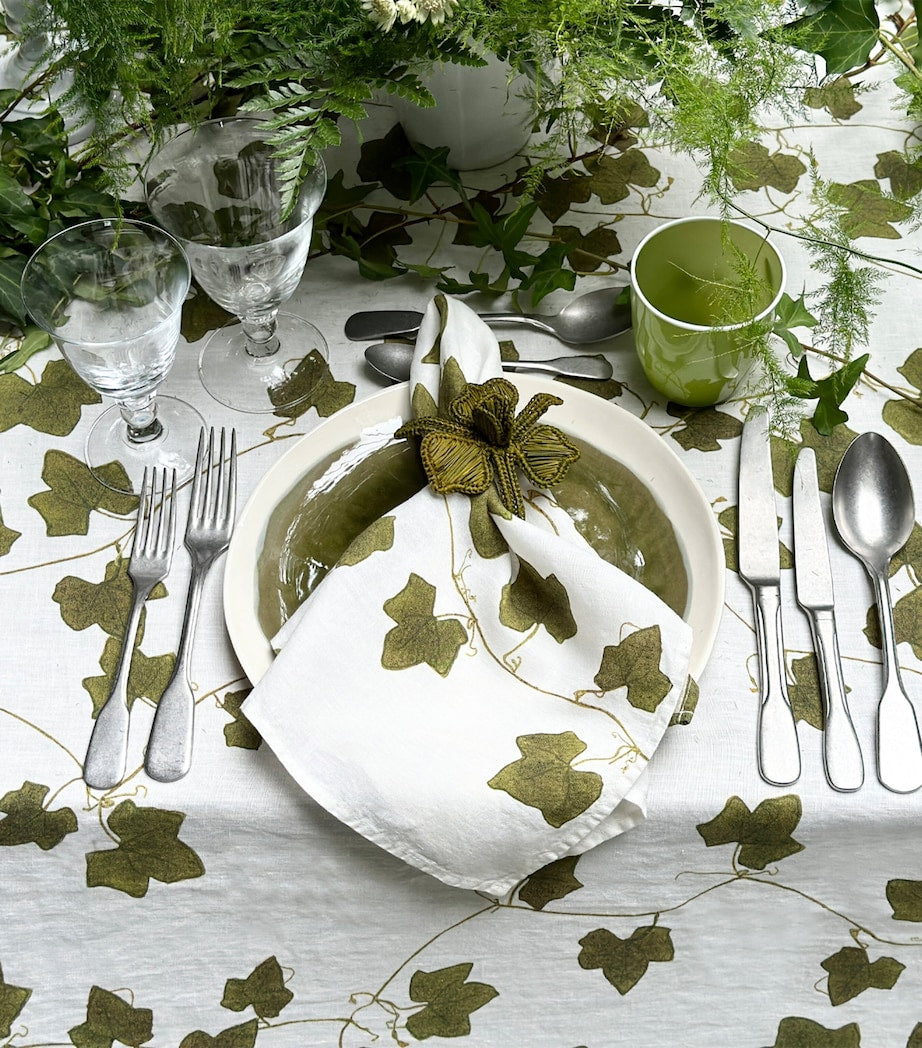 Summerill & Bishop Linen Ivy Napkin (50cm x 50cm)