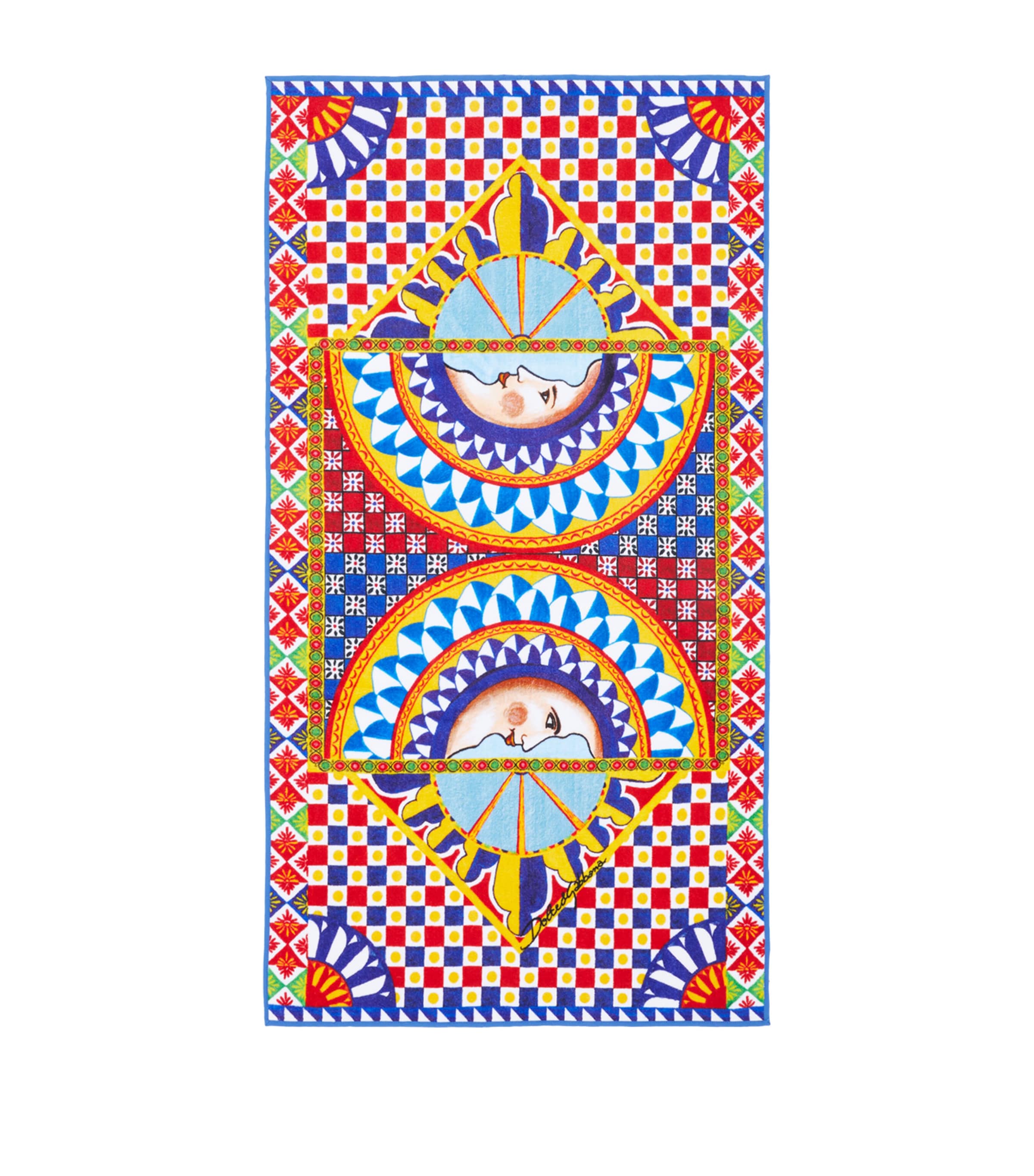 Dolce & Gabbana Casa Carretto Siciliano Hand Towel (60cm x 110cm)