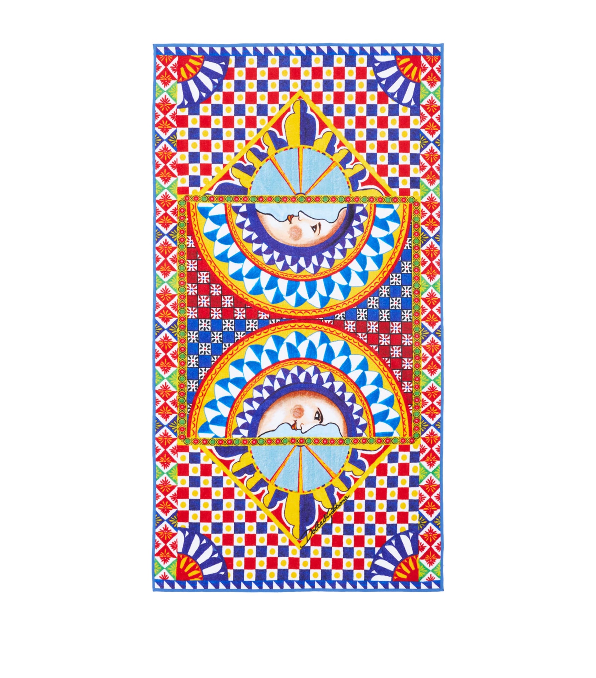 Dolce & Gabbana Casa Carretto Siciliano Hand Towel (60cm x 110cm)