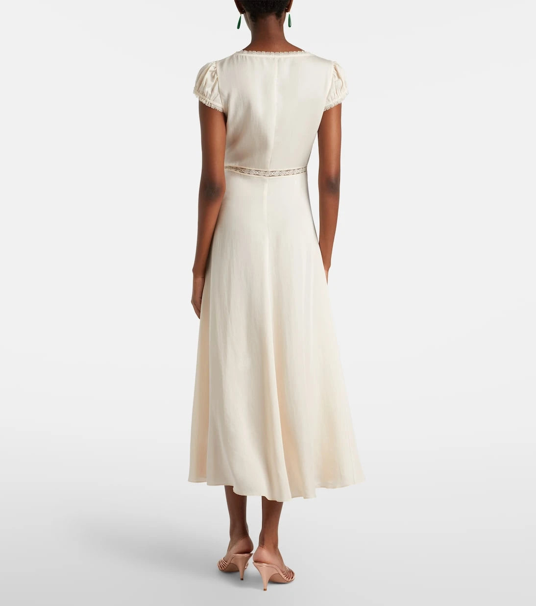 Posse - Perla lace-trimmed midi dress