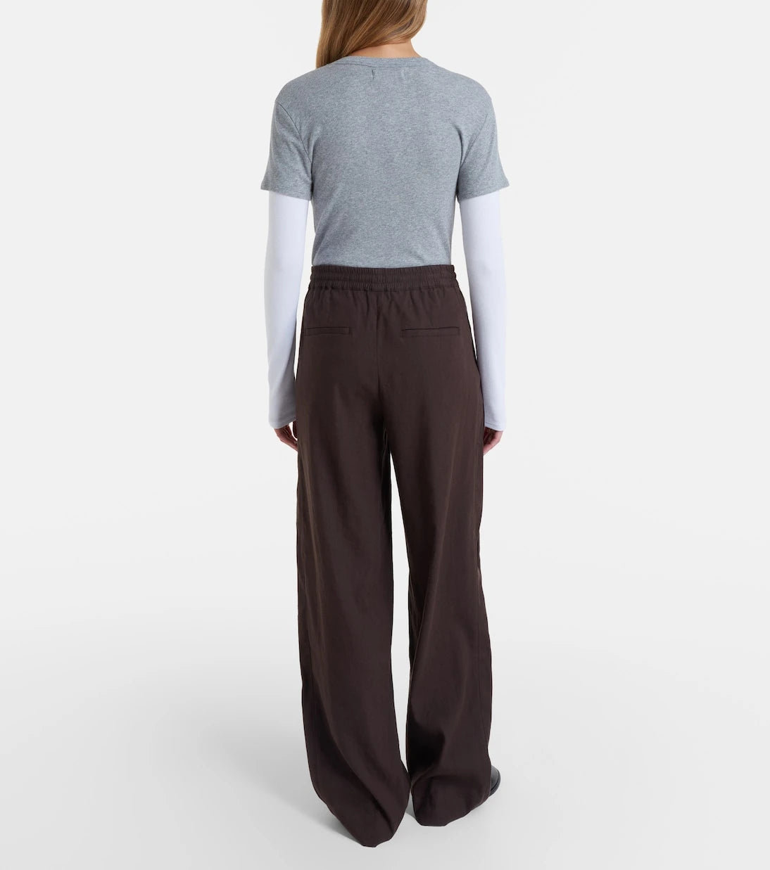 Vince - Linen and rayon-blend wide-leg pants