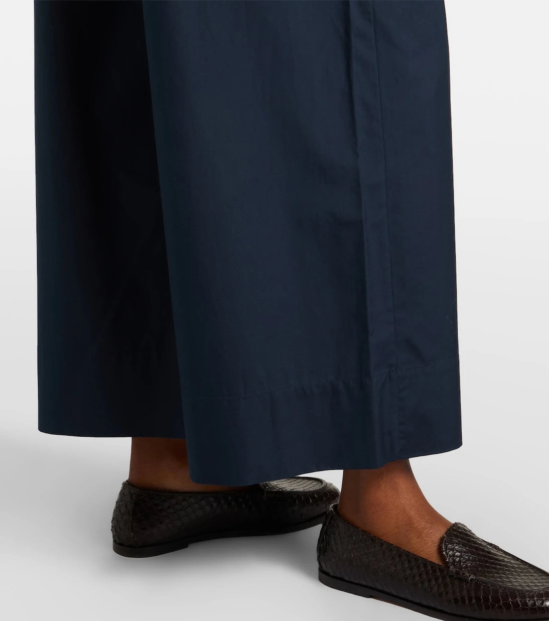 'S Max Mara - Cotton cropped wide-leg pants