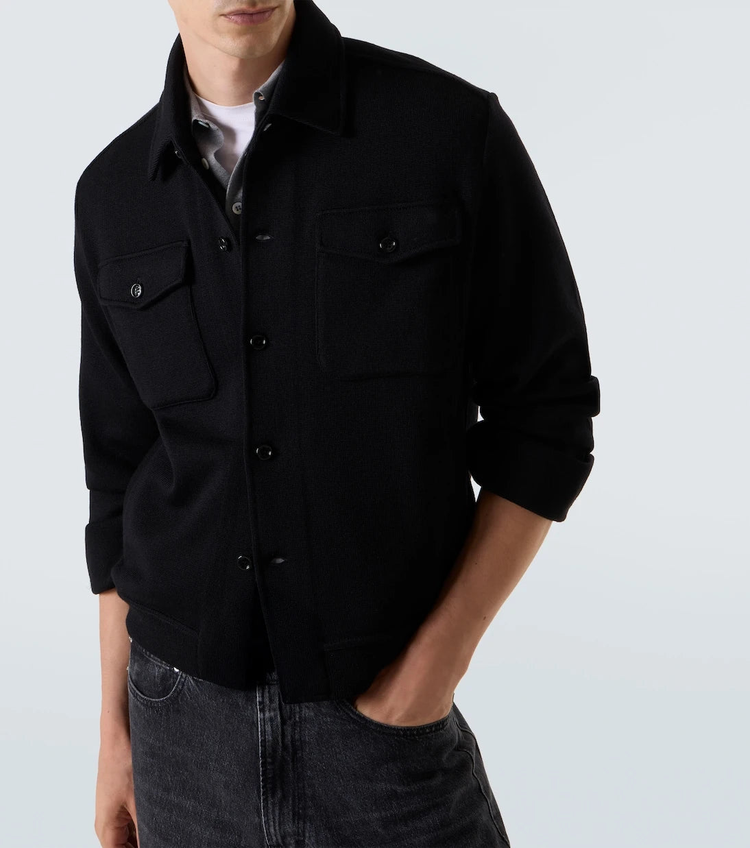 Lardini - Virgin wool overshirt